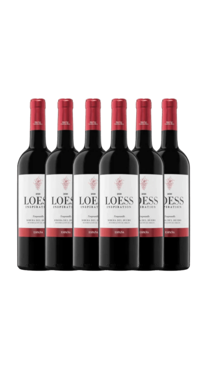 Doos (6) - Loess Inspiration Ribera del Duero - Tempranillo - Loess Wijnen - spaanse_wijn - Verdejo witte wijn uit Rueda, exclusieve Spaanse kwaliteitswijn - Ribera del Duero rode wijn, gemaakt van Tempranillo druiven - Spaanse wijnen exclusief